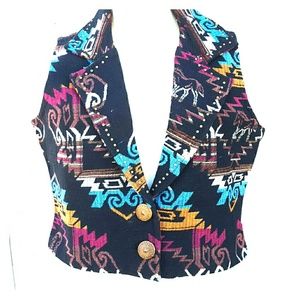 Western style women's vest size M
